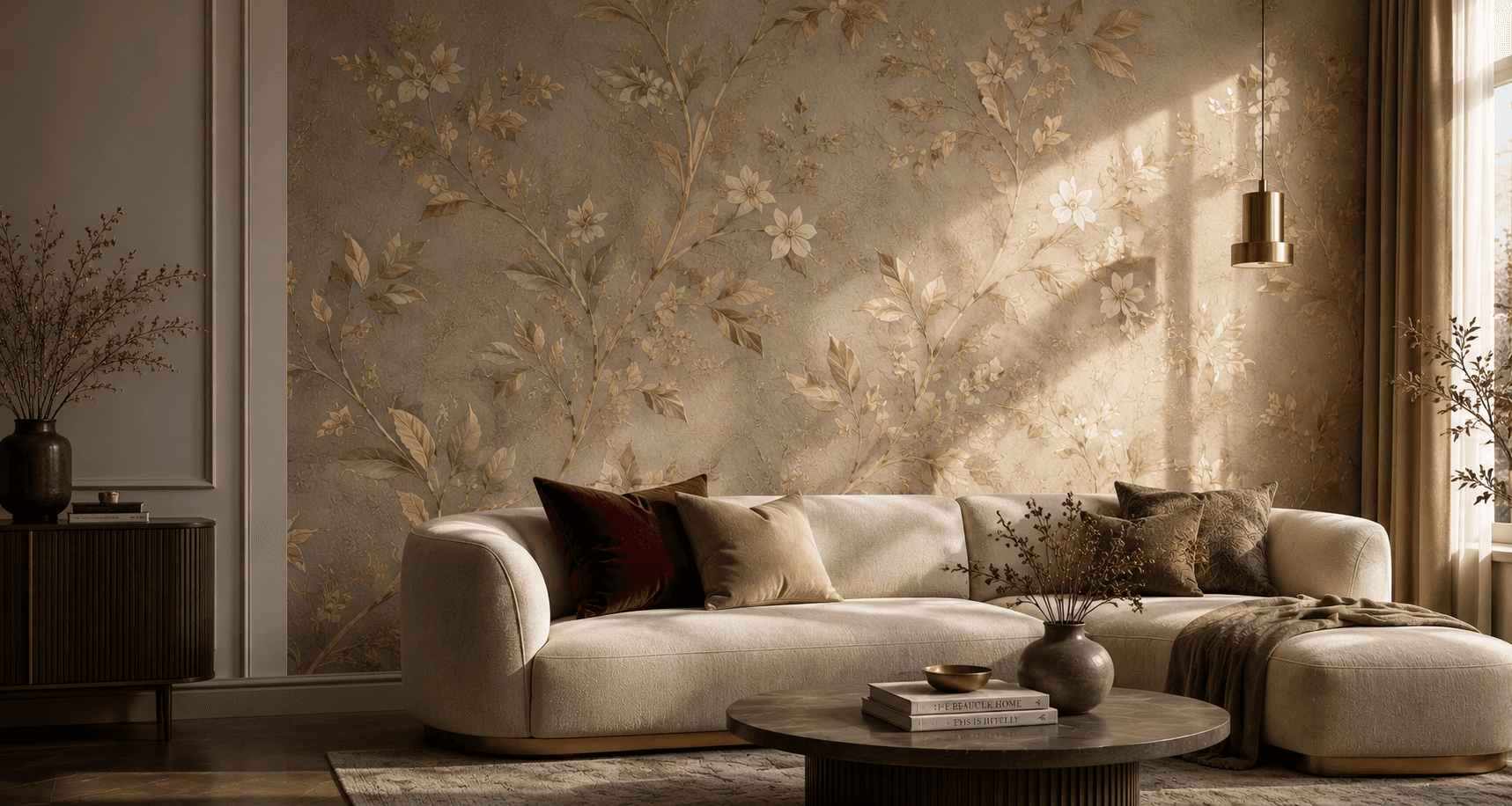 Timeless Luxury Wallpaper Interior
